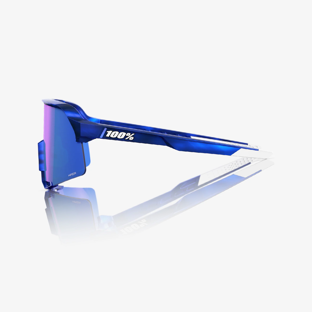 100% S3 / Red Bull Bora HiPER Royal Blue Mirror Lens side