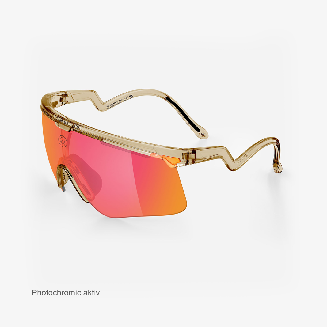 Alba Optics Delta Smoke Glossy / VZUM™ F-Lens Fire Photochromic activ