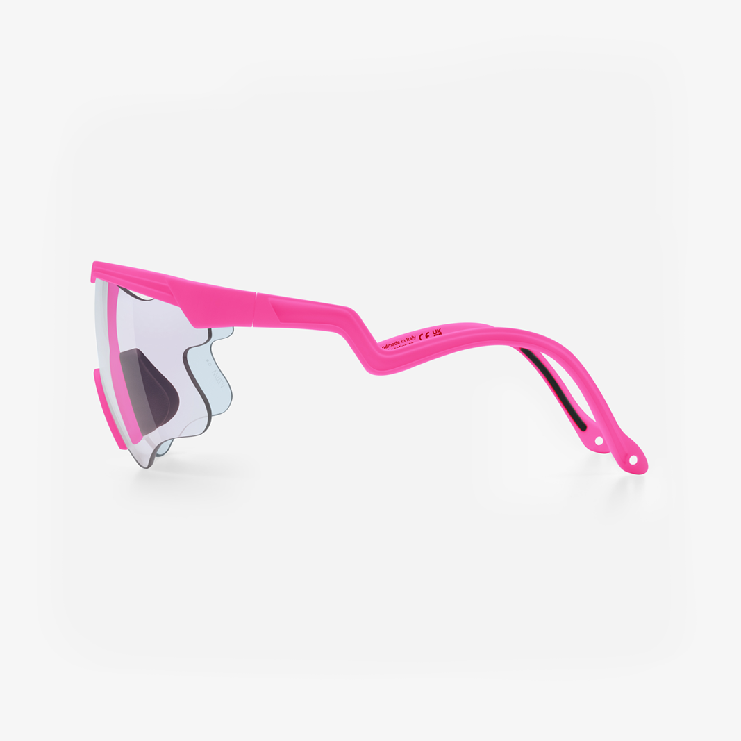 Alba Optics Delta LEI Fucsia 2 / VZUM™ F-Lens Fire Photochromic side
