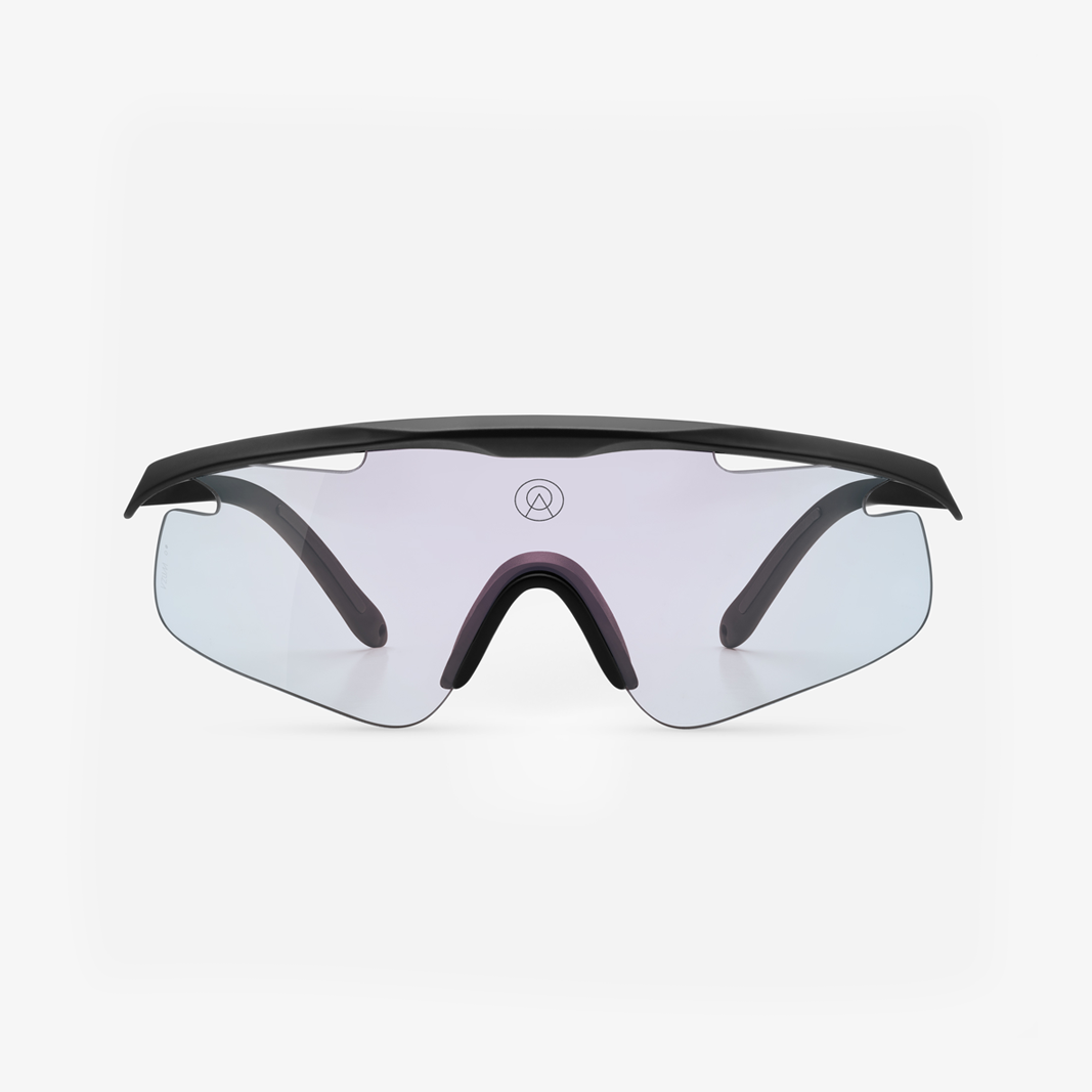 Alba Optics Mantra Black / VZUM™ F-Lens Fire Photochromic face