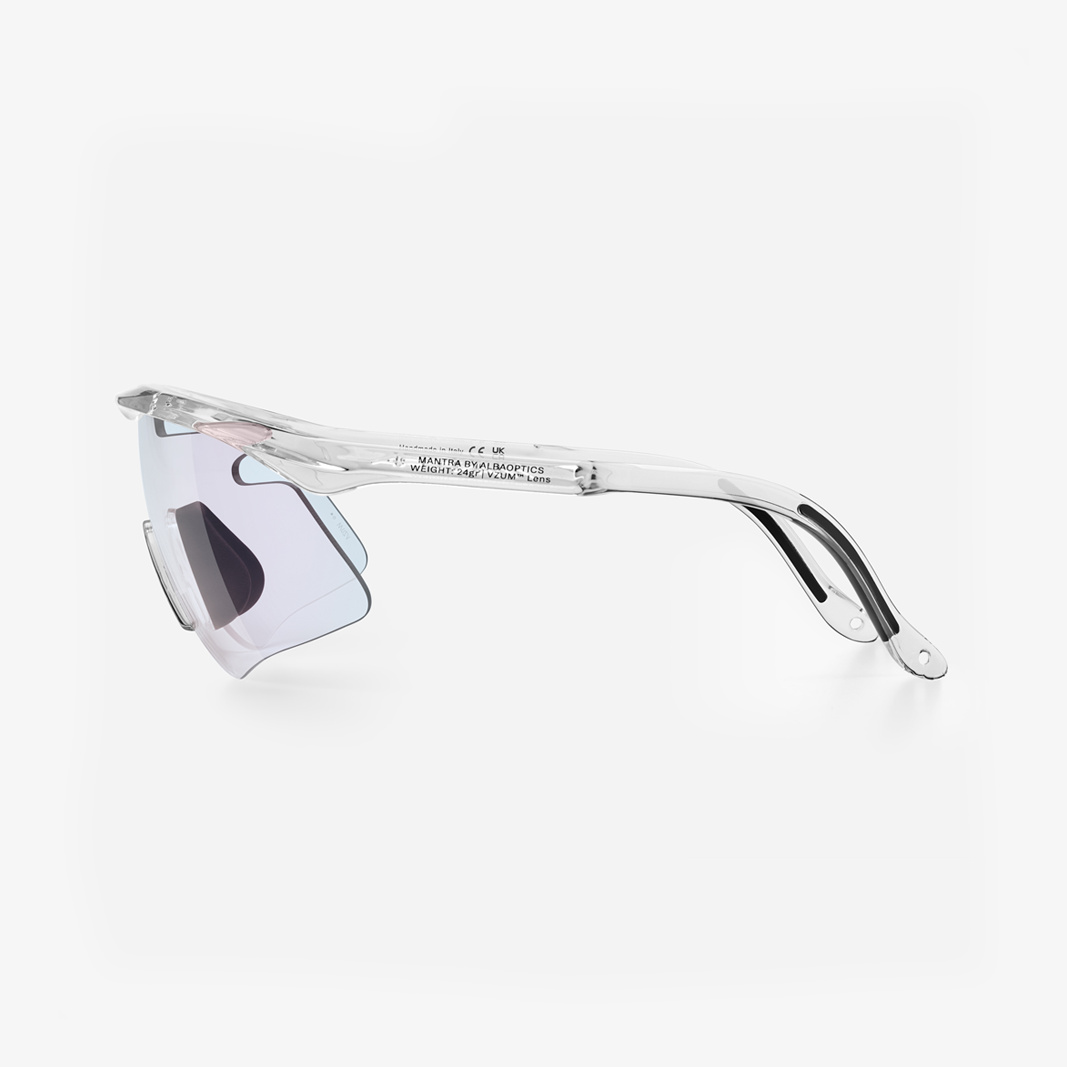 Alba Optics Mantra Crystal Glossy / VZUM™ F-Lens Fire Photochromic side
