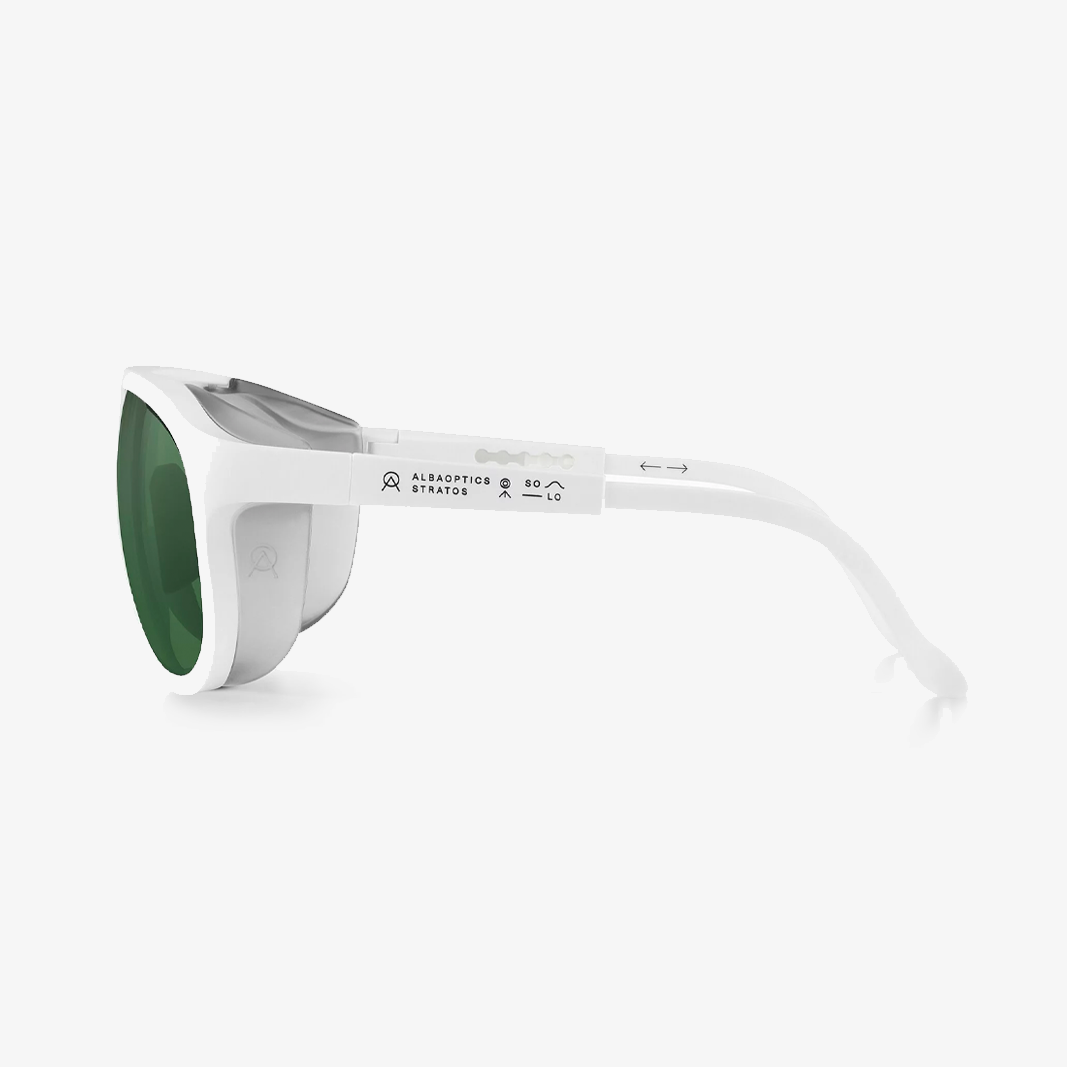 Alba Optics Solo White Matt / VZUM™ F-Lens LEAF side