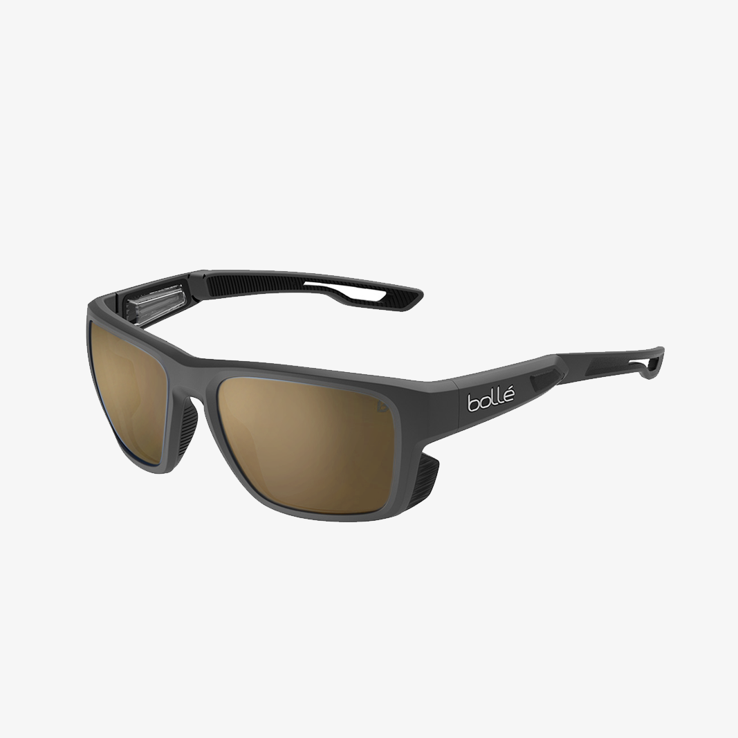 Bollé Airdrift mit Sehstärke / Black Matte Brown Gun Polarized