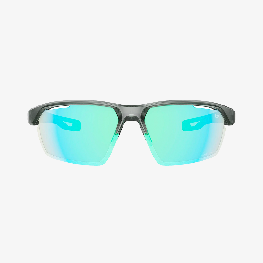 Bollé Victus Pro / Black Frost - Phantom Clear Green Photochromic face