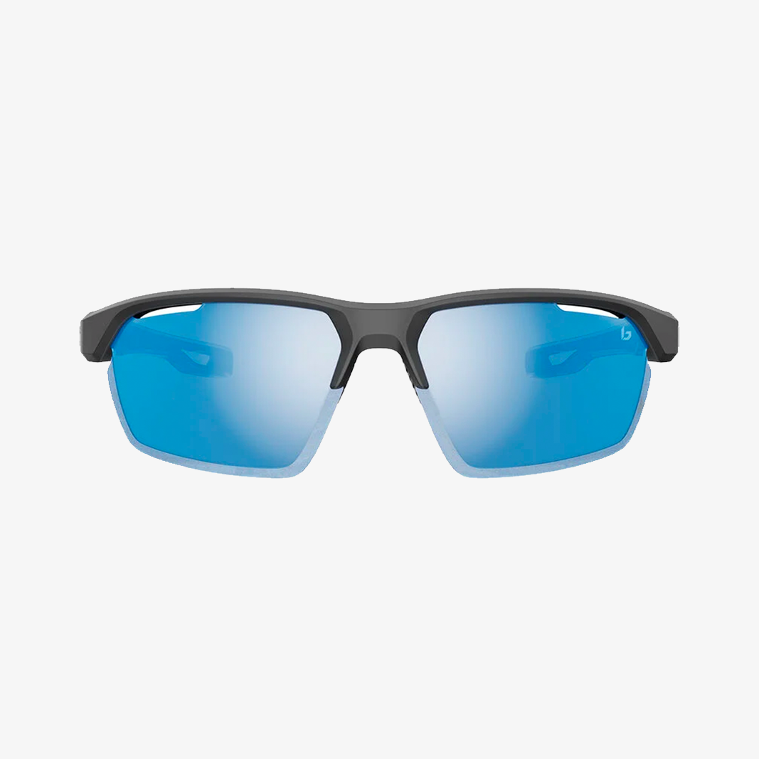 Bollé Victus Pro / Black Matte - Sky Blue Polarized face