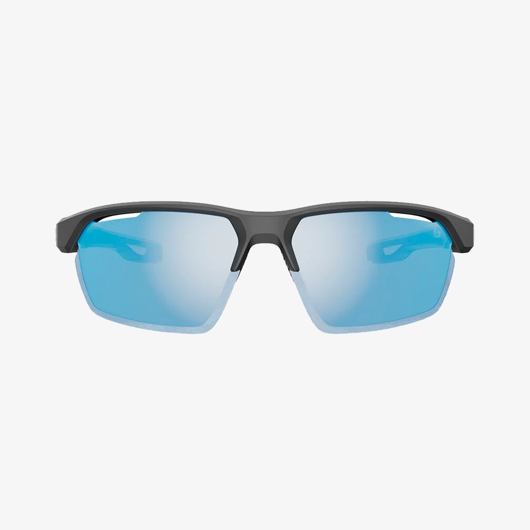 Bollé Victus Pro / Black Matte - Sky Blue Polarized face