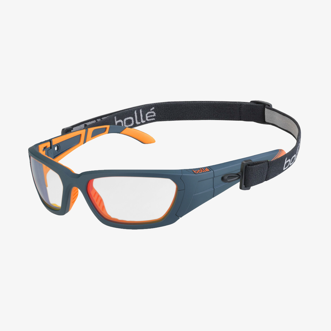 Bollé SPORT PROTECTIVE LEAGUE mit Sehstärke / Dark Petrol Orange Band