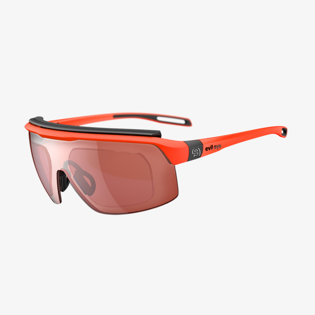 evil eye Traileye Pro mit Sehstärke / Neon Orange Matt / LSt Active Silver