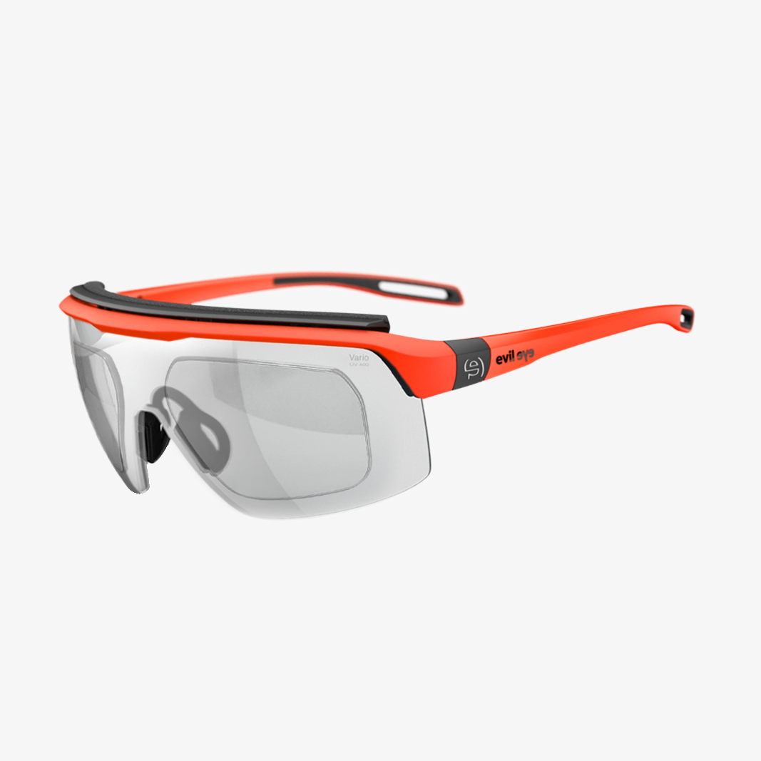 evil eye Traileye Pro mit Sehstärke / Neon Orange Matt / Vario Clear Grey