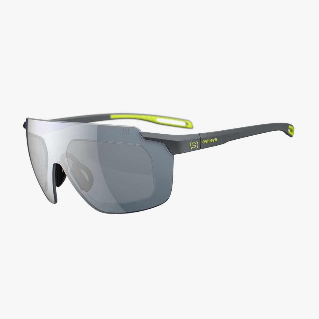 evil eye Vistair-X mit Sehstärke / Dark Grey Matt / LST Grey Silver