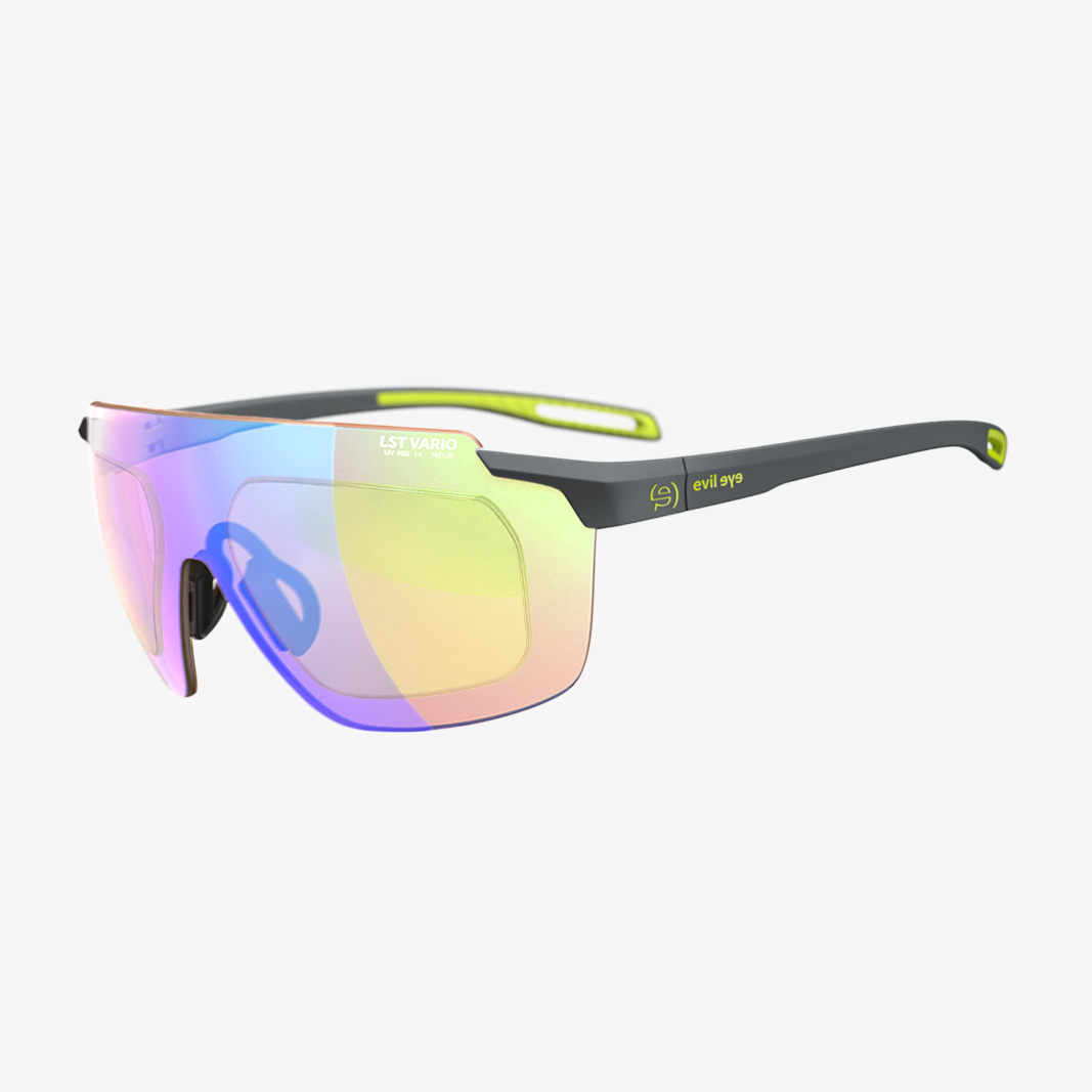 evil eye Vistair-X mit Sehstärke / Dark Grey Matt / LST Vario Blue Green M