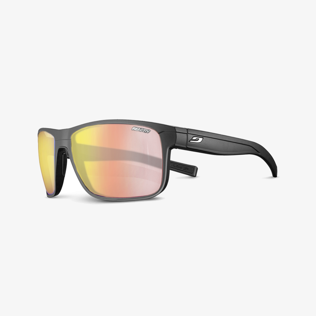 Julbo Renegade mit Sehstärke / Schwarz Matt / REACTIV 1-3 LA