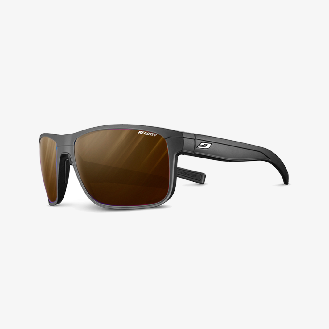 Julbo Renegade mit Sehstärke / Schwarz Matt / REACTIV 2-4 Polarized
