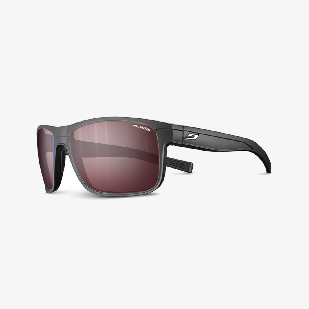 Julbo Renegade mit Sehstärke / Schwarz Matt / SPECTRON 3 HD Polarized Silber