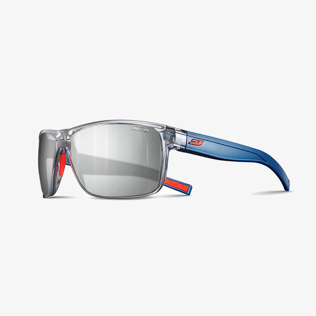 Julbo Renegade mit Sehstärke / Grau Durchscheinend - Blau / REACTIV 0-3