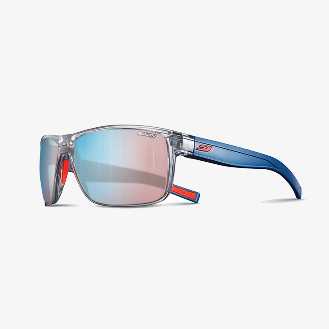 Julbo Renegade mit Sehstärke / Grau Durchscheinend - Blau / REACTIV 1-3 HC