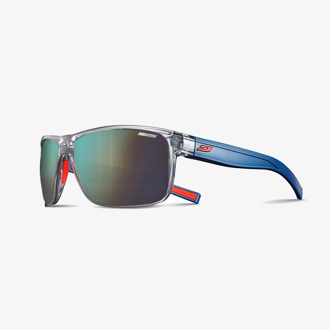 Julbo Renegade mit Sehstärke / Grau Durchscheinend - Blau / REACTIV 2-4