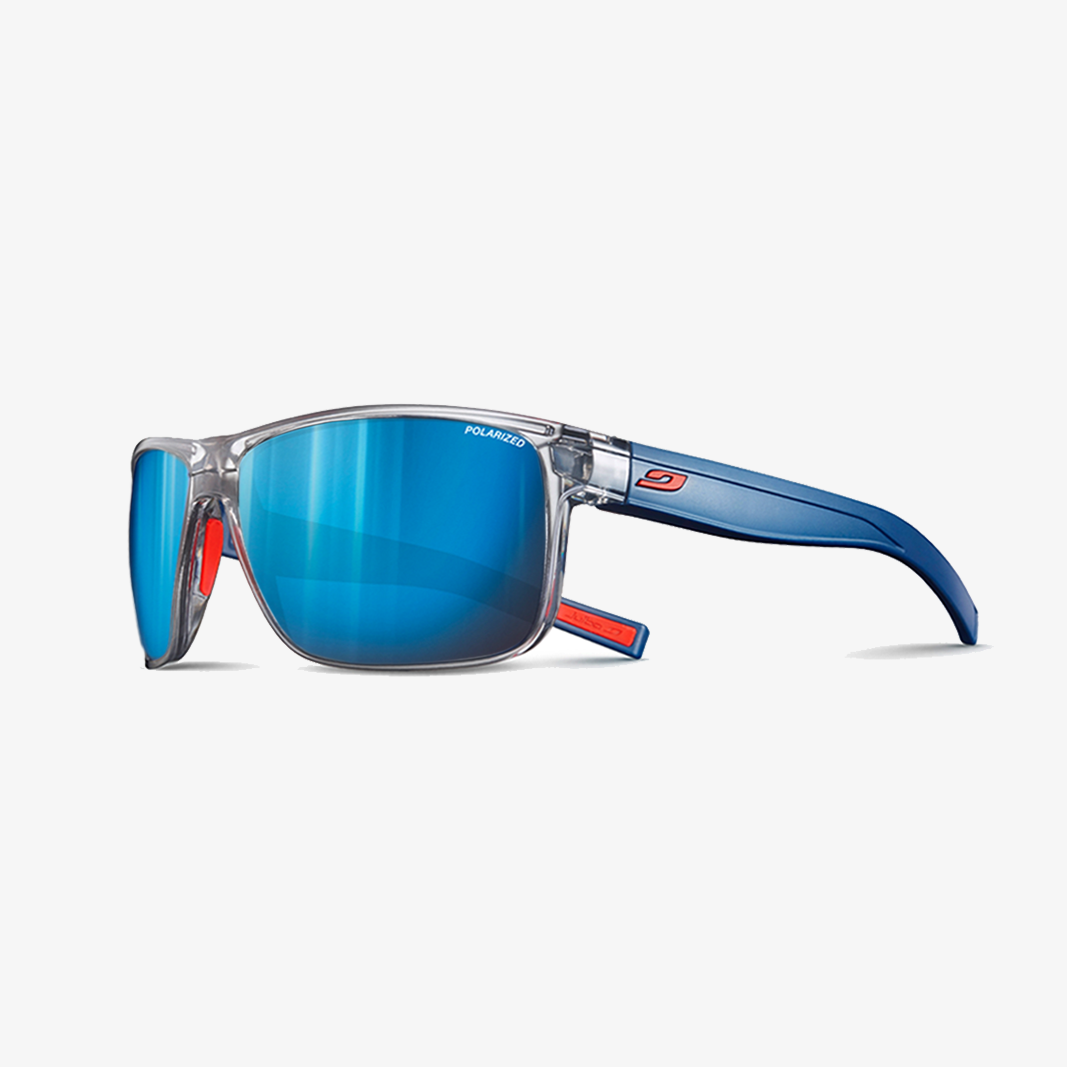 Julbo Renegade mit Sehstärke / Grau Durchscheinend - Blau / SPECTRON 3 HD Polarized Blau
