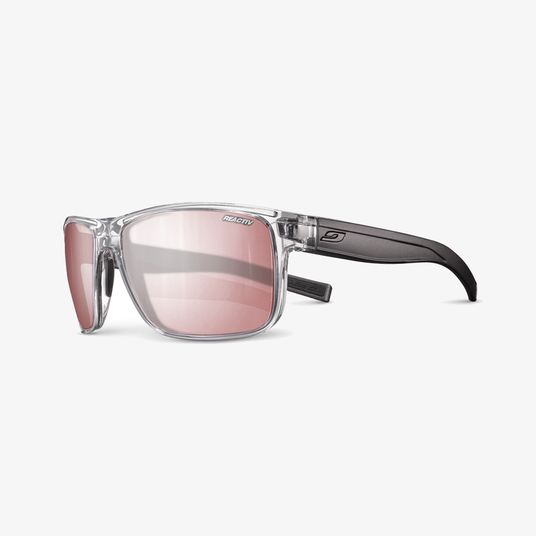 Julbo Renegade mit Sehstärke / Grau Durchscheinend - Schwarz / REACTIV 0-3 HC