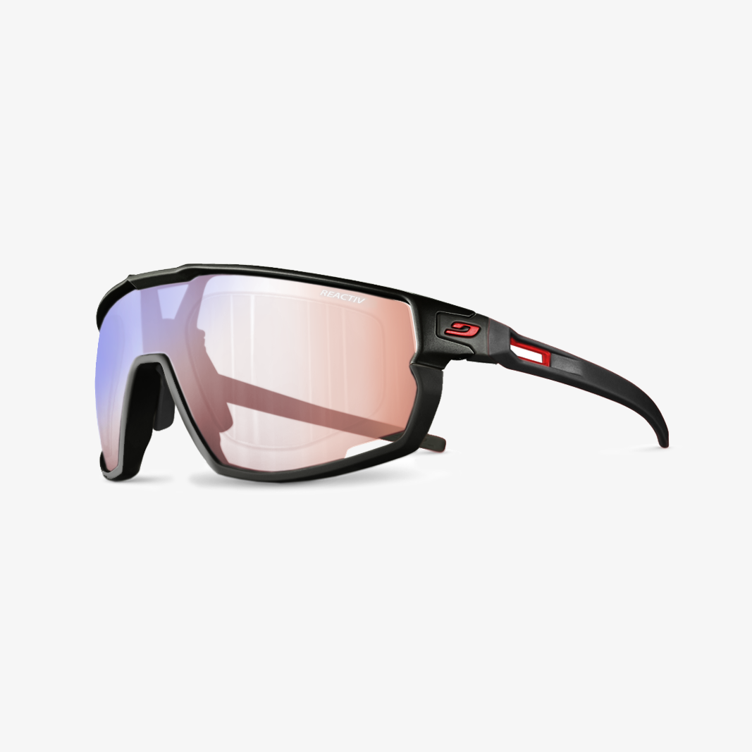 Julbo Rush mit Sehstärke / Schwarz Rot Reactiv 1-3 HC