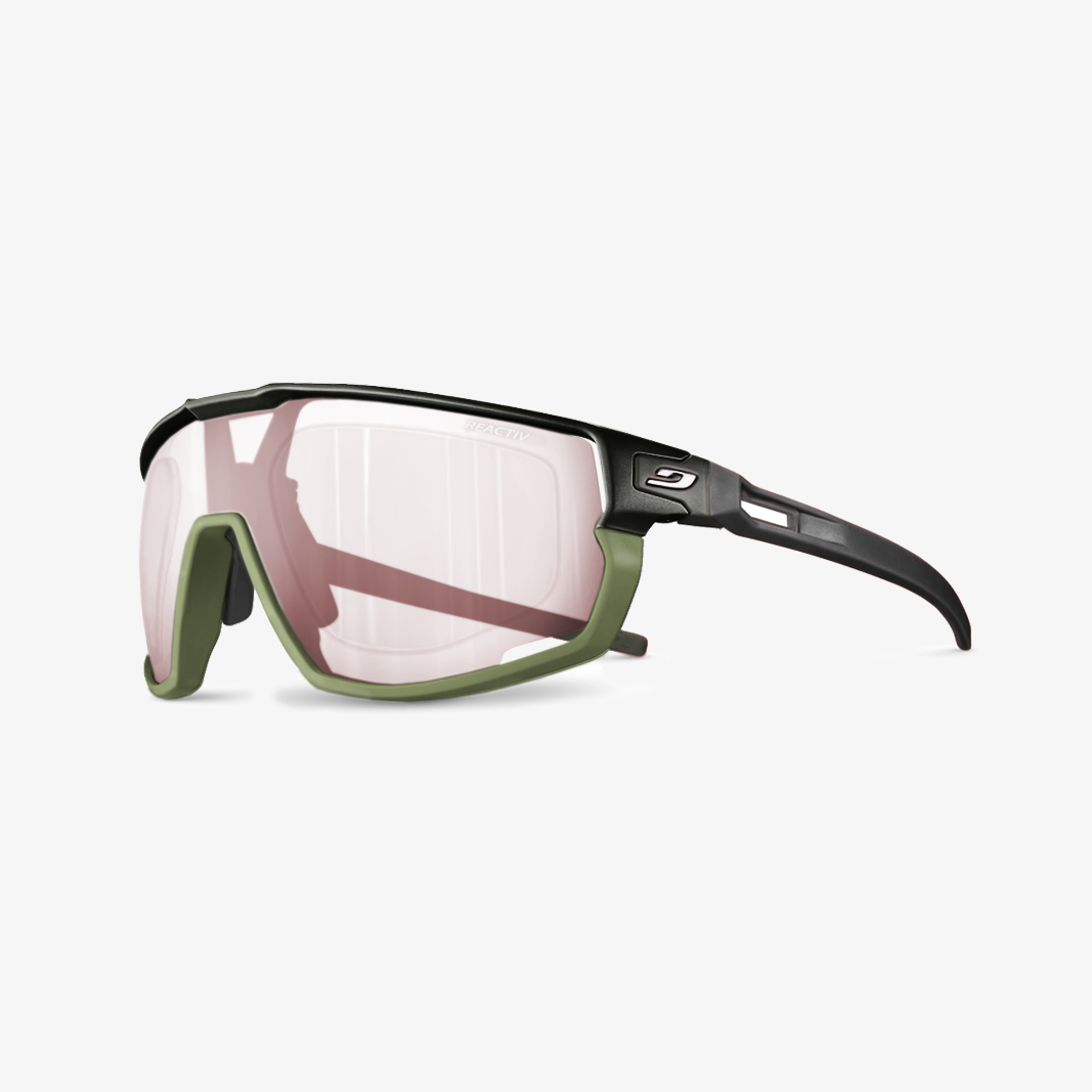 Julbo Rush mit Sehstaerke / Schwarz Khaki Reactiv 0-3 HC