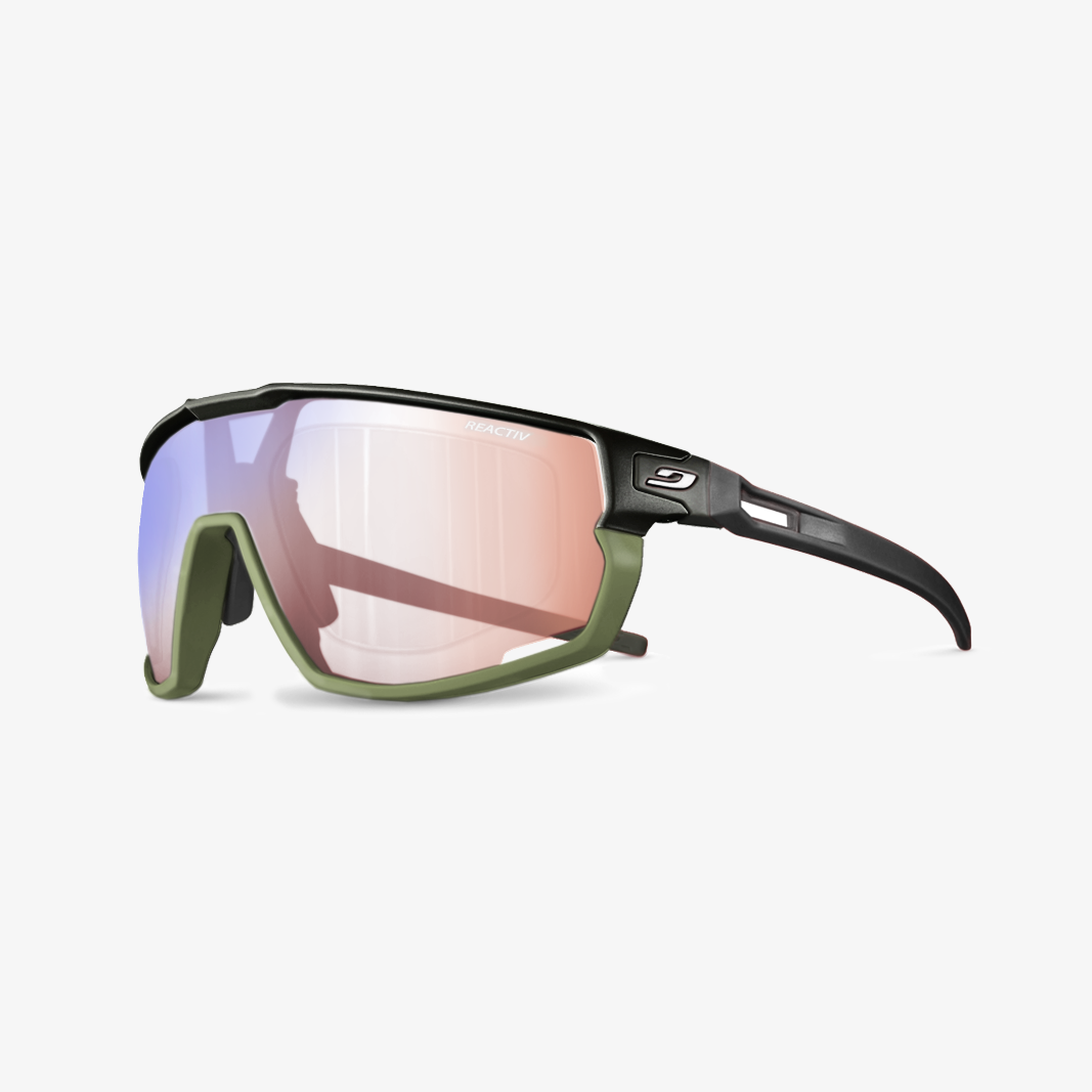 Julbo Rush mit Sehstaerke / Schwarz Khaki Reactiv 1-3 HC