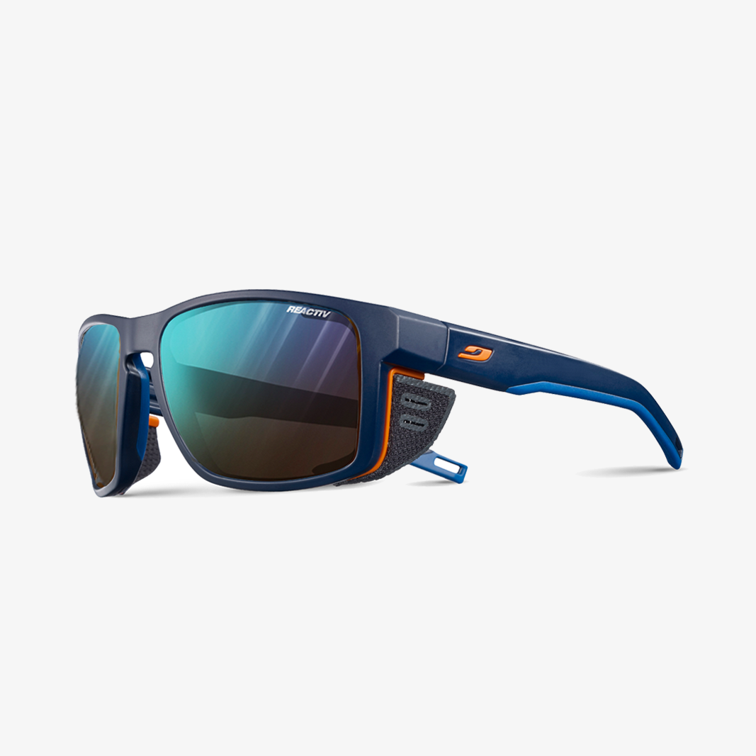 Julbo Shield mit Sehstärke / Dunkelblau - Orange REACTIV 2-4