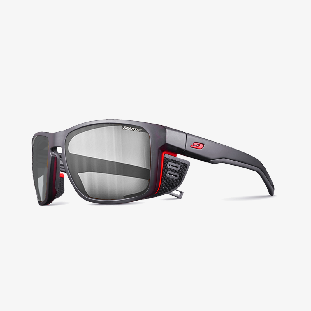 Julbo Shield mit Sehstärke / Schwarz Durchscheinend - Orange REACTIV 0-3