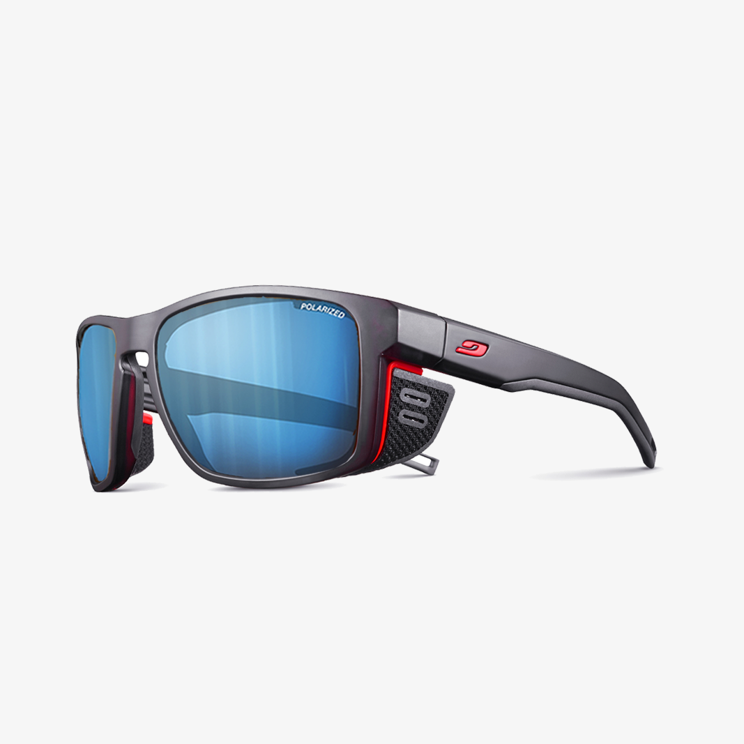 Julbo Shield mit Sehstärke / Schwarz Durchscheinend - Orange SPECTRON 3 HD Polarized Blau