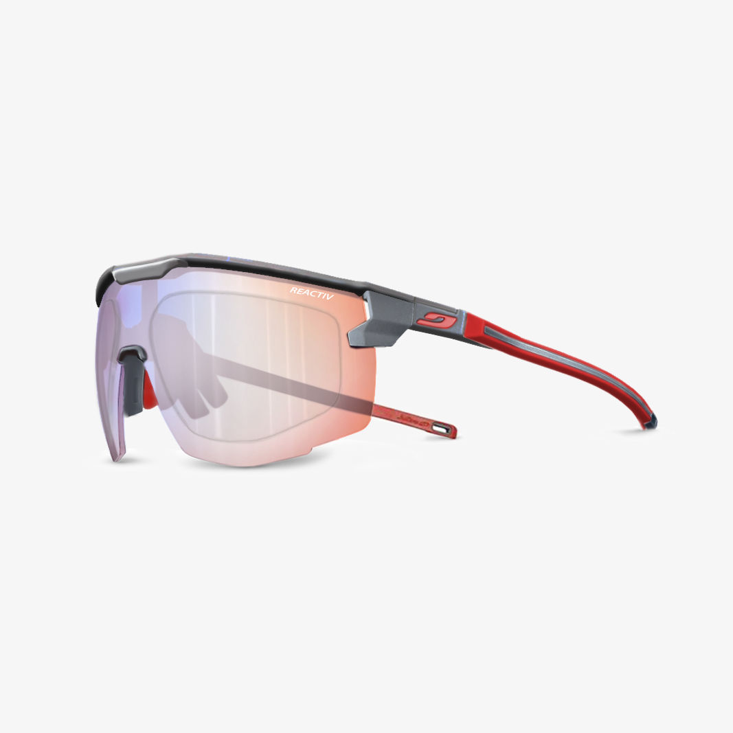Julbo Ultimate mit Sehstärke / Schwarz Rot / Reactiv 1-3 HC