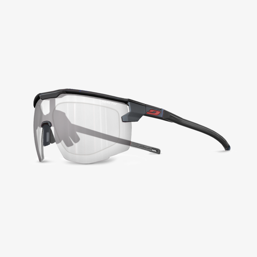 Julbo Ultimate mit Sehstärke / Schwarz Rot / Reactiv 0-3