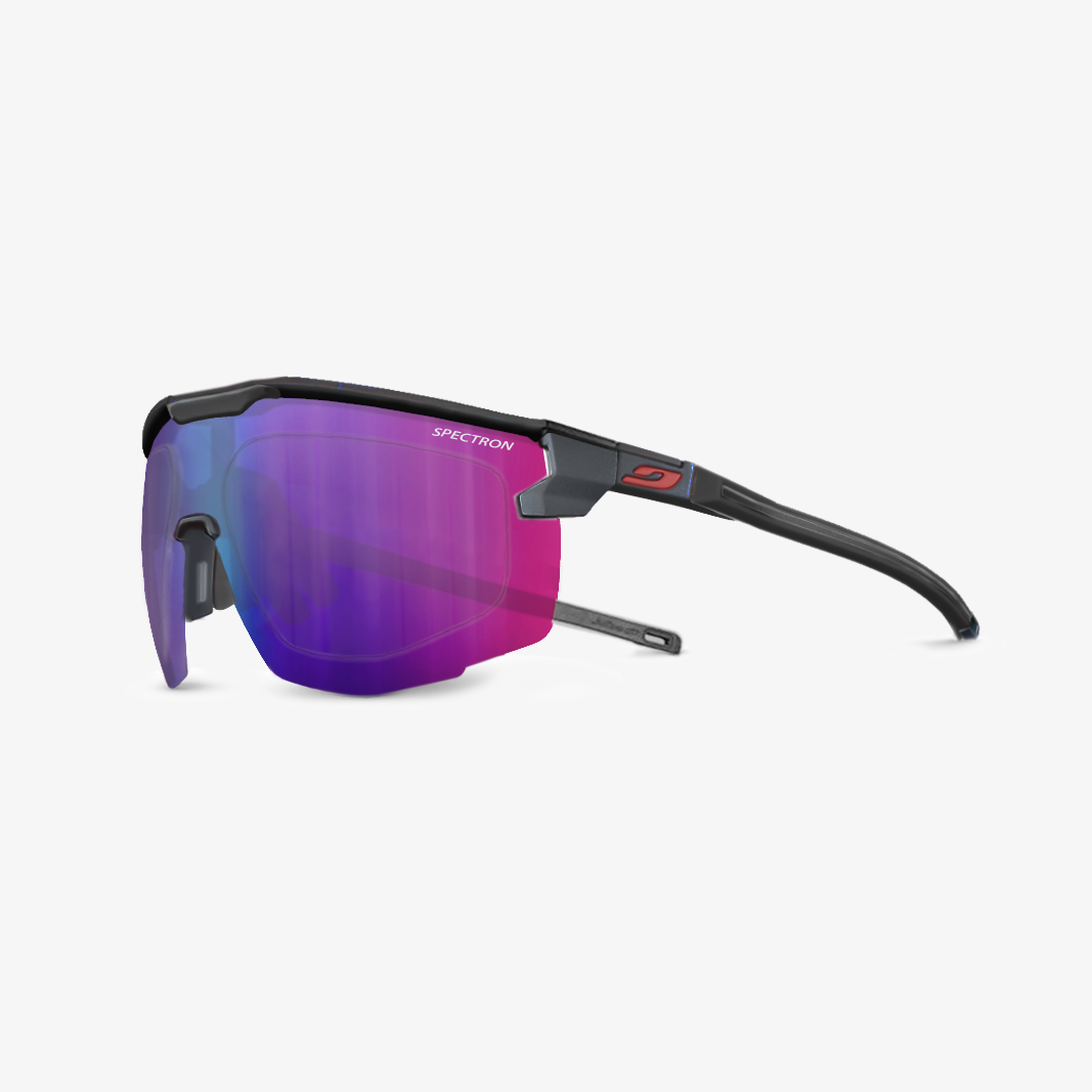 Julbo Ultimate mit Sehstärke / Schwarz Rot / Spectron 3 HD