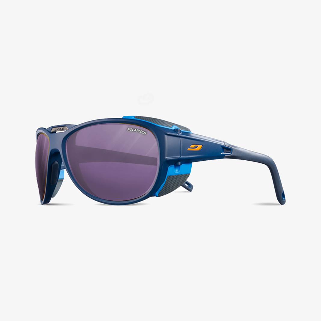 Julbo Explorer 2 mit Sehstärke / Dunkelblau - Blau / SPECTRON 3 HD Polarized Silber