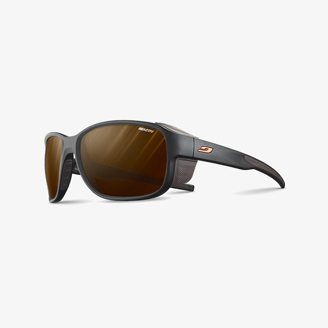 Julbo Montebianco 2 mit Sehstärke / Schwarz Orange / REACTIV 2-4 POlarized