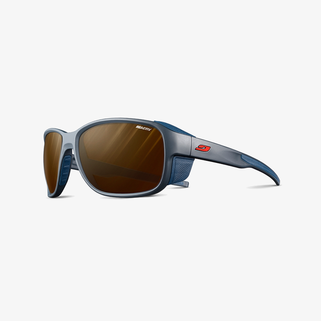 Julbo Montebianco 2 mit Sehstärke / Dunkelblau REACTIV 2-4 Polarized