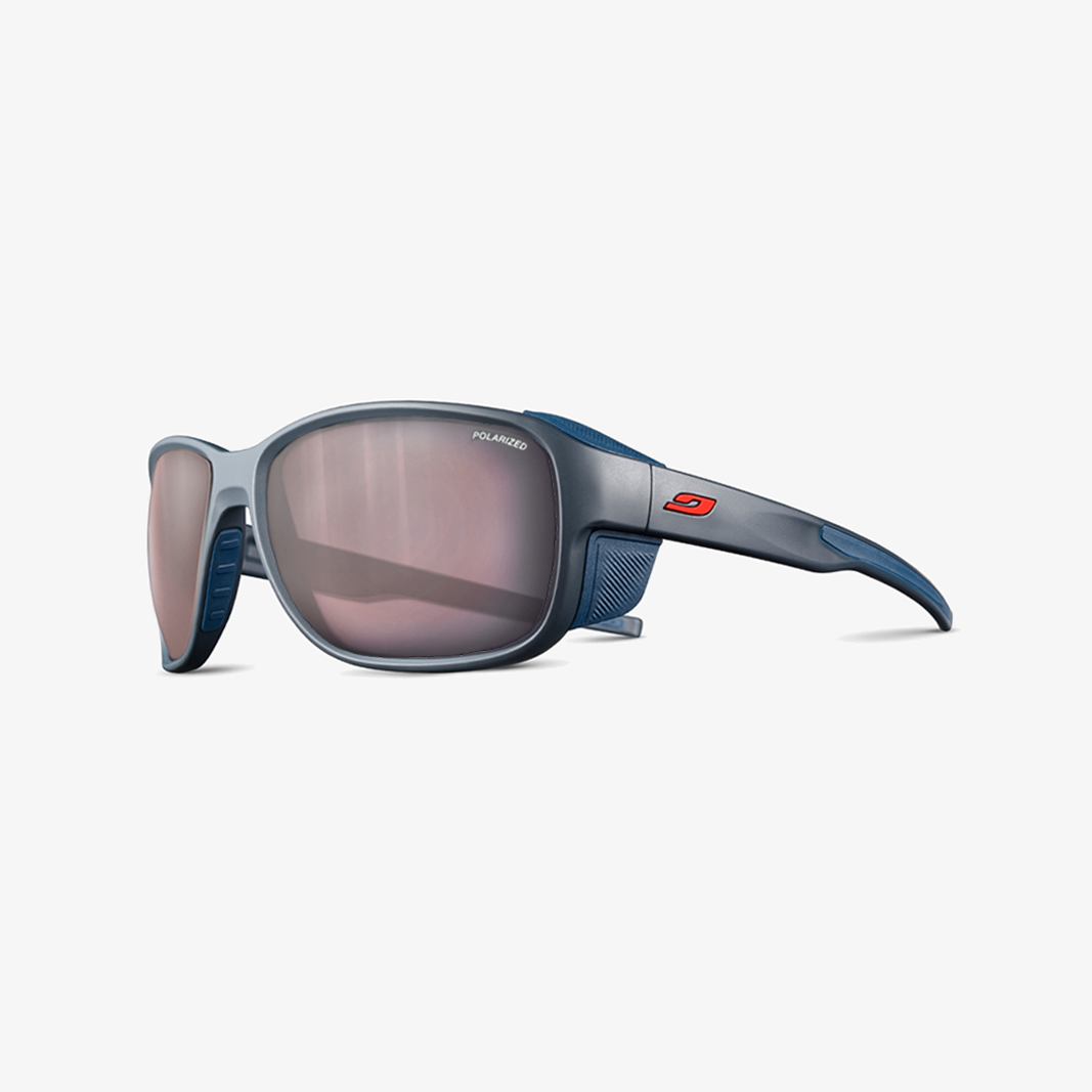 Julbo Montebianco 2 mit Sehstärke / Dunkelblau SPECTRON 3 HD Polarized Silber