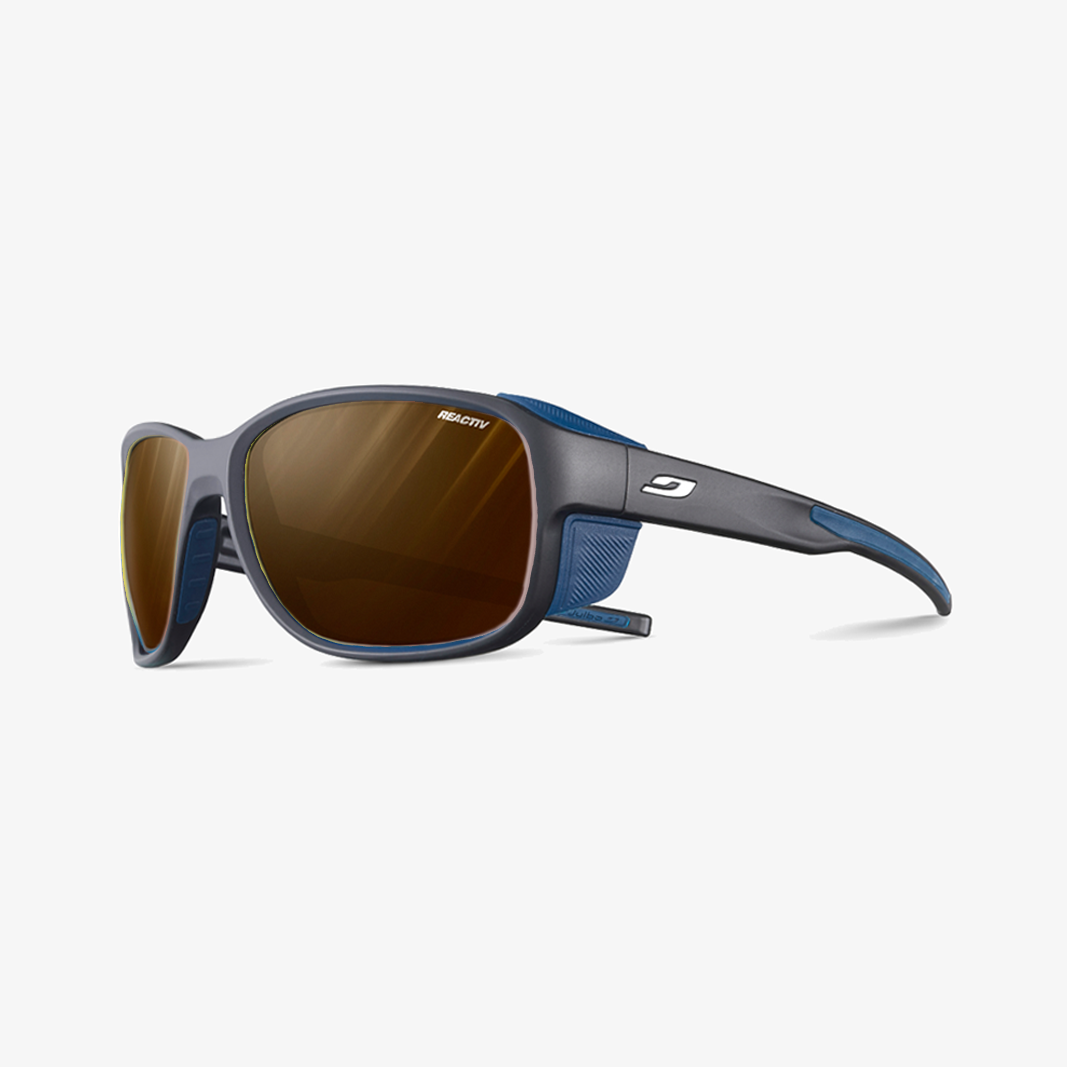 Julbo Montebianco 2 mit Sehstärke / Schwarz Blau / REACTIV 2-4 Polarized