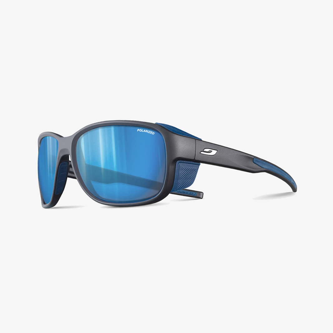 Julbo Montebianco 2 mit Sehstärke / Schwarz Blau / SPECTRON 3 HD Polarized Blau