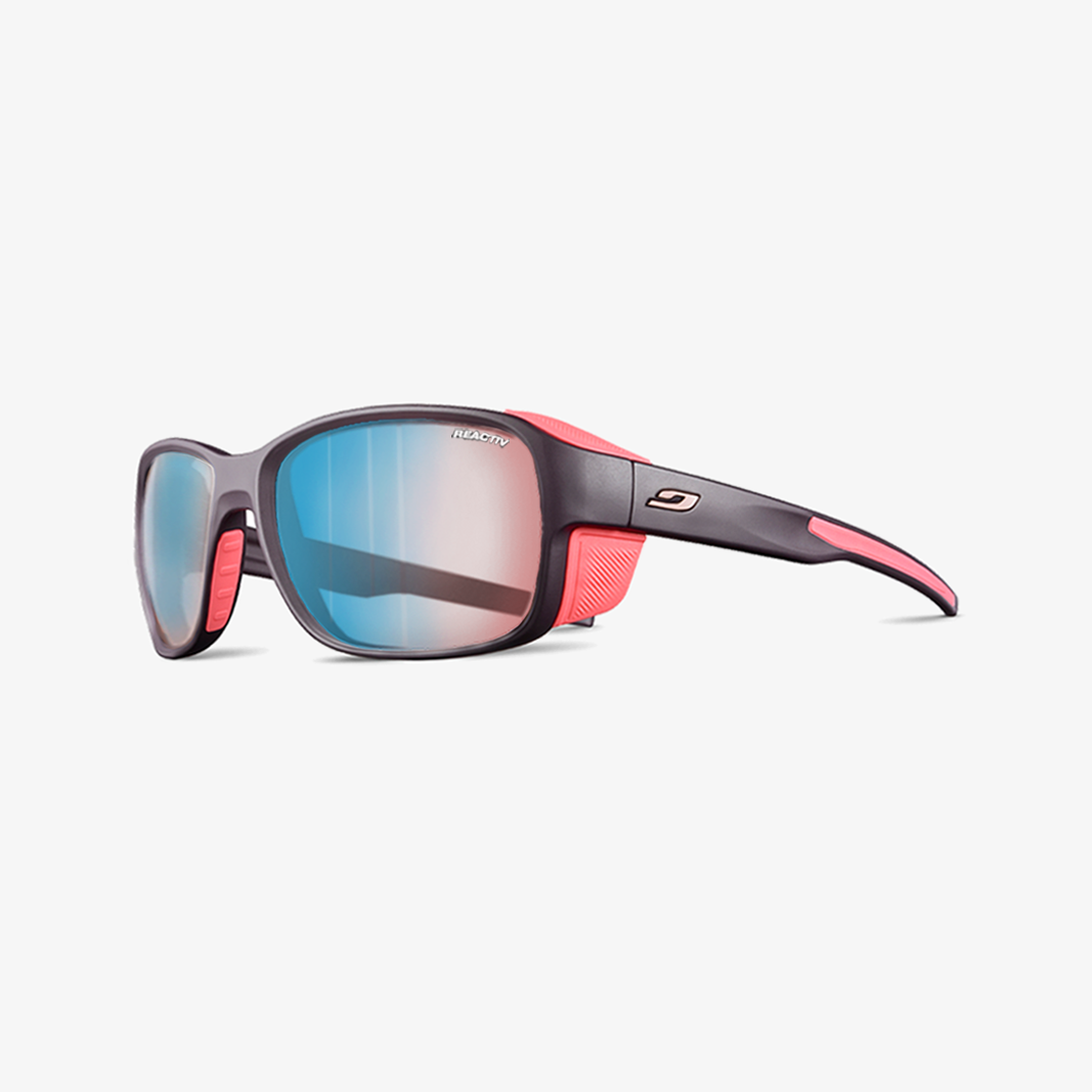 Julbo Monterosa 2 mit Sehstärke / Dunkelviolet Rosa / REACTIV 1-3 HC