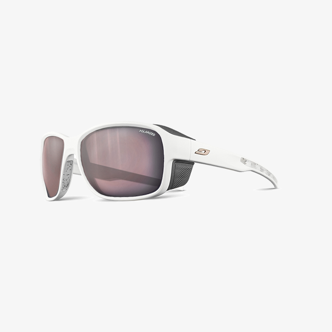 Julbo Monterosa 2 mit Sehstärke / Weiß Grau / SPECTRON 3 HD Polarized Silber