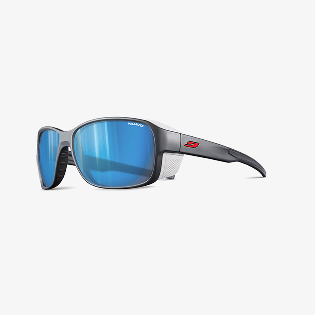 Julbo Monterosa 2 mit Sehstärke / Dunkelblau Grau / SPECTRON 3 HD POlarized Blau