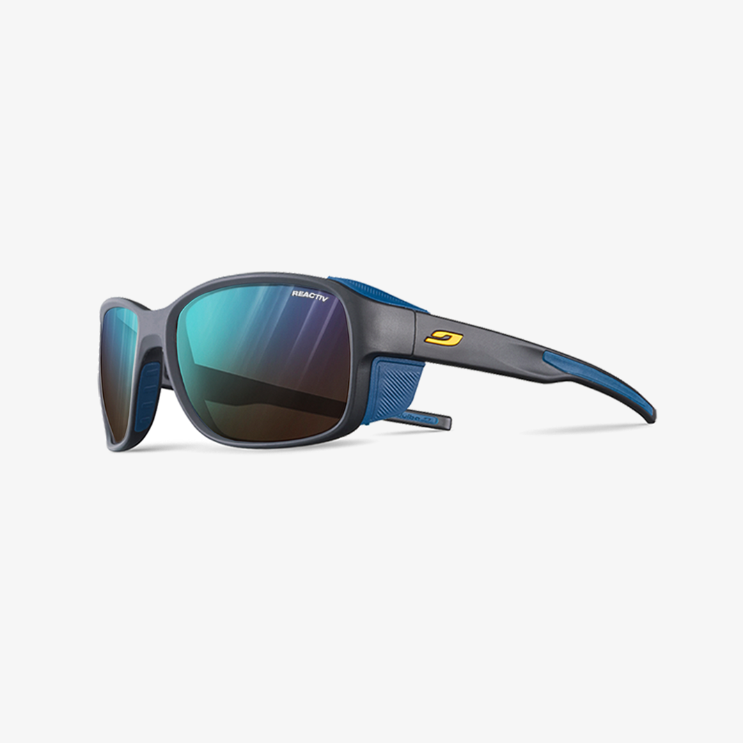 Julbo Monterosa 2 mit Sehstärke / Schwarz Blau Orange / REACTIV 2-4