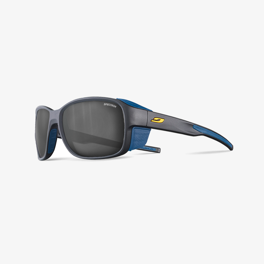 Julbo Monterosa 2 mit Sehstärke / Schwarz Blau Orange / SPECTRON 3 Grau