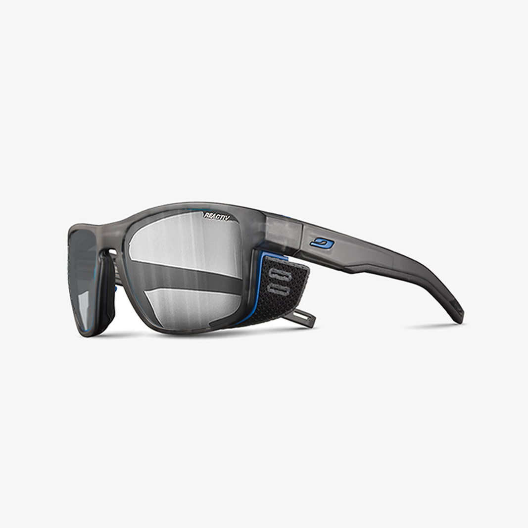 Julbo Shield M mit Sehstärke / Schwarz Durchscheinend Blau / REACTIV 0-3