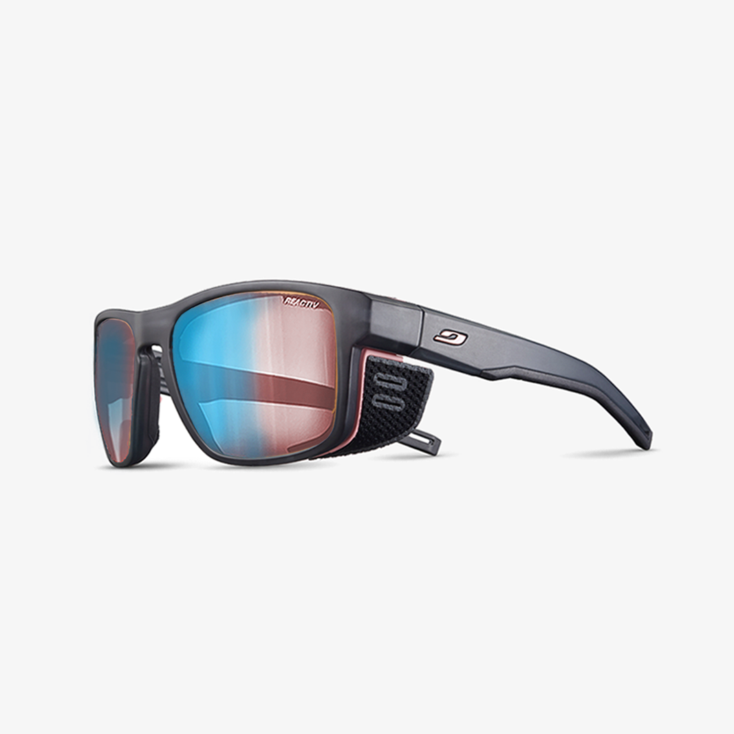 Julbo Shield M mit Sehstärke / Schwarz Durchscheinend Rosa / REACTIV 1-3 HC