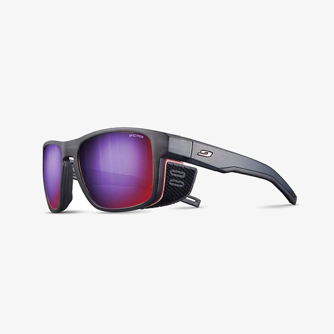 Julbo Shield M mit Sehstärke / Schwarz Durchscheinend Rosa / SPECTRON 3 HD