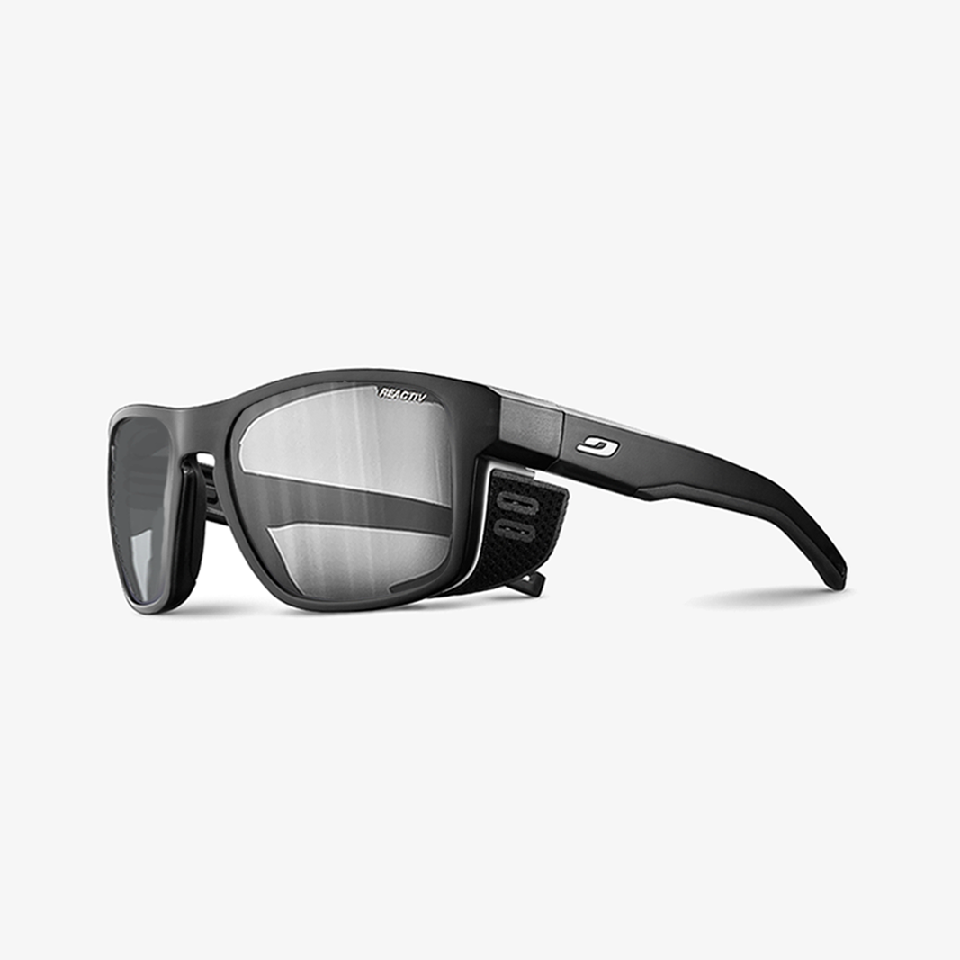 Julbo Shield M mit Sehstärke / Schwarz Durchscheinend Weiß / REACTIV 0-3