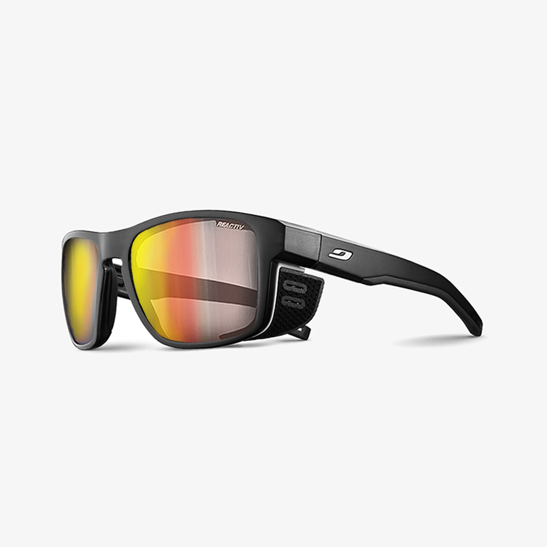 Julbo Shield M mit Sehstärke / Schwarz Durchscheinend Weiß / REACTIV 1-3 LA