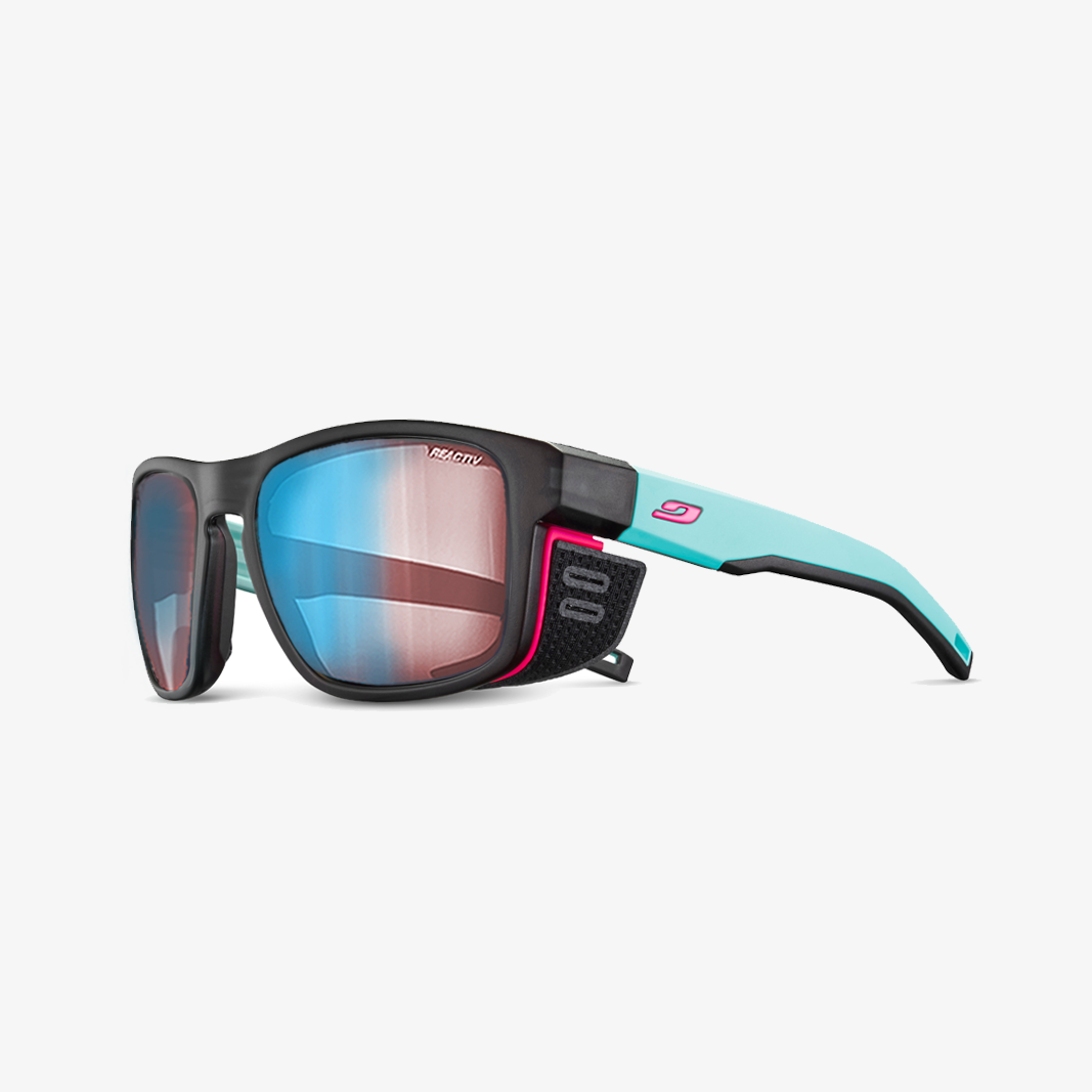 Julbo Shield M mit Sehstärke / Schwarz Durchscheinend Hellblau / REACTIV 1-3 HC