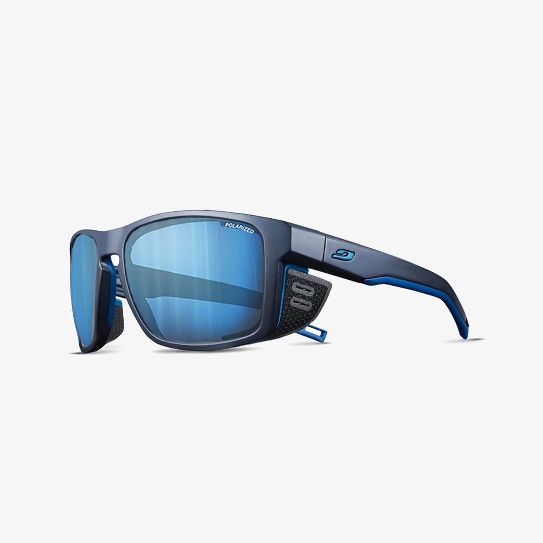Julbo Shield M mit Sehstärke / Dunkelblau Blau SPECRON 3 HD Polarized Blau